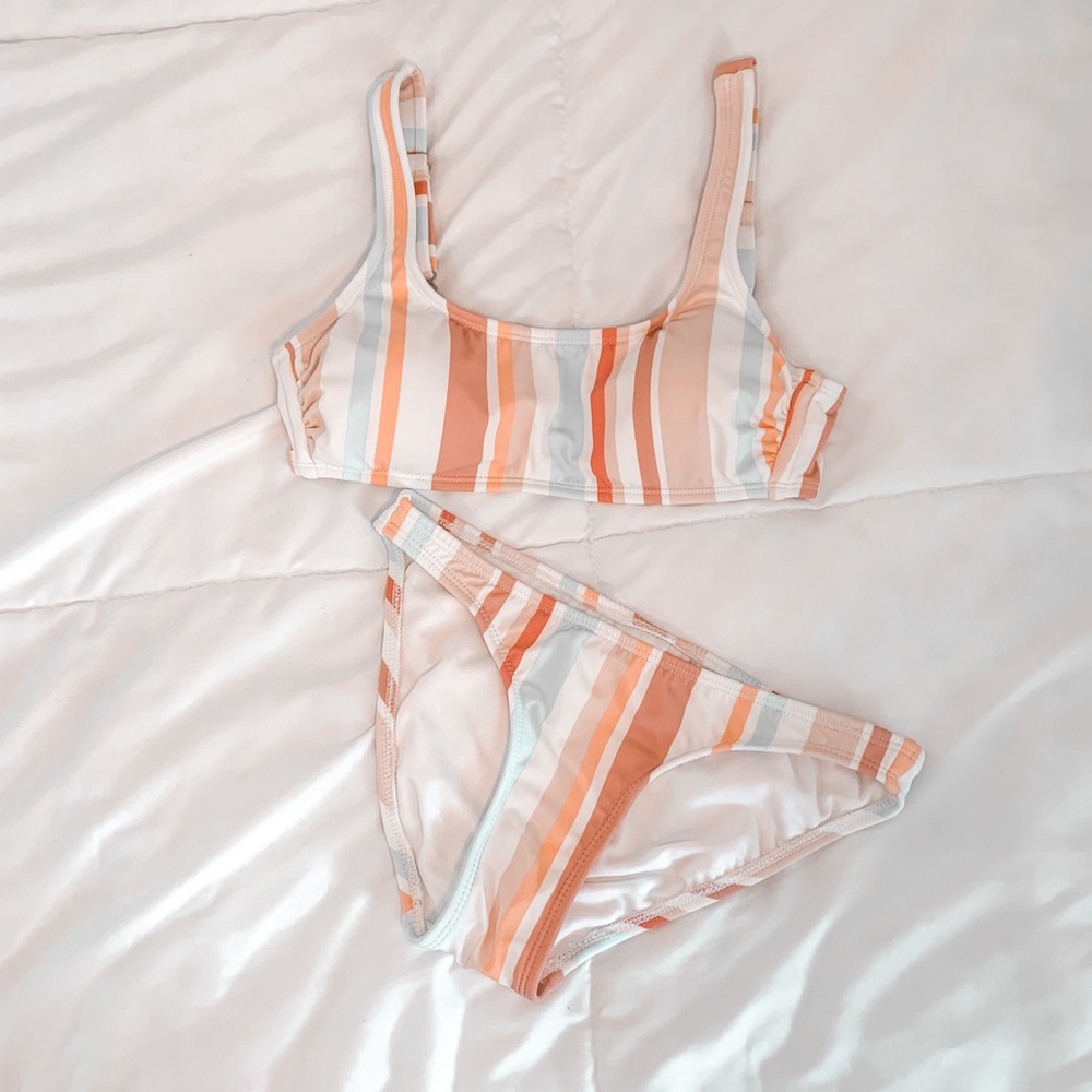 Xhilaration Striped Bikini Set! NWOT